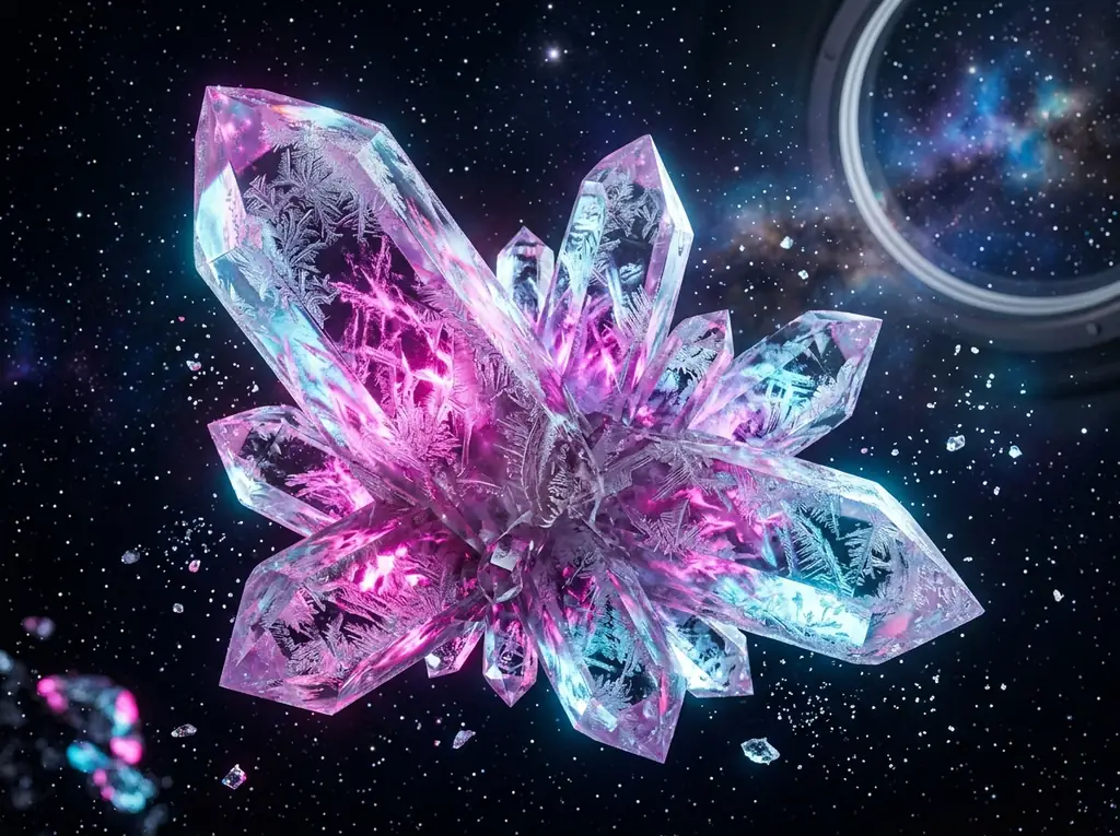 Glowing Stardust Shard Crystal